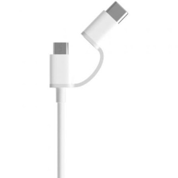 Cable USB 2.0 Xiaomi SJV4083TY/ USB Macho - Micro USB Macho/ USB Tipo-C Macho/ 30cm/ Blanco Cable USB 2.0 Xiaomi SJV4083TY/ USB Macho - Micro USB Macho/ USB Tipo-C Macho/ 30cm/ Blanco