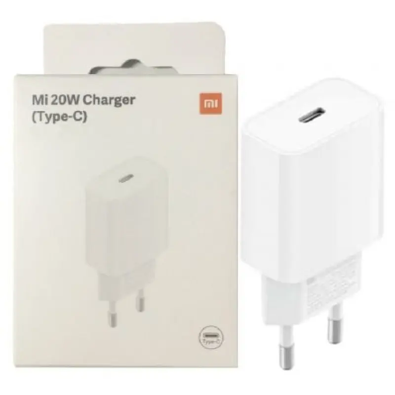 Cargador de Pared Xiaomi Mi 20W Charger (Type-C)/ 1xUSB Tipo-C/ 20W Cargador de Pared Xiaomi Mi 20W Charger (Type-C)/ 1xUSB Tipo-C/ 20W