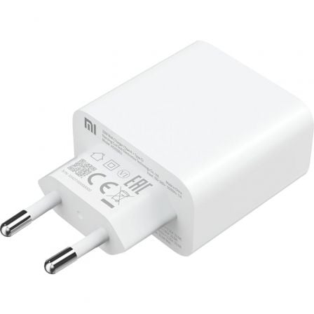 Cargador de Pared Xiaomi Mi 33W Wall Charger/ 1xUSB Tipo-C/ 1xUSB/ 33W Cargador de Pared Xiaomi Mi 33W Wall Charger/ 1xUSB Tipo-C/ 1xUSB/ 33W