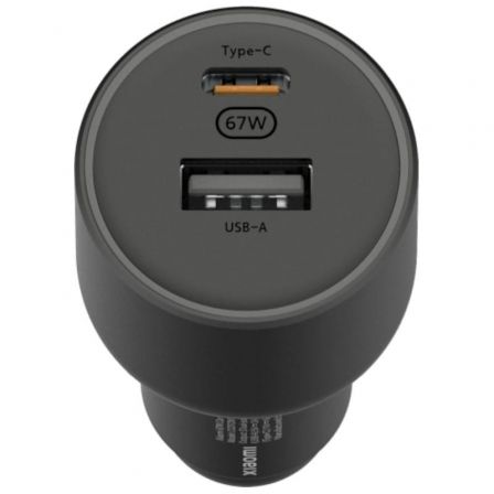 Cargador de Coche Xiaomi 67W USB-A Tipo-C/ 1xUSB-A/ 1xUSB Tipo-C/ 2A/ 6A Cargador de Coche Xiaomi 67W USB-A Tipo-C/ 1xUSB-A/ 1xUSB Tipo-C/ 2A/ 6A