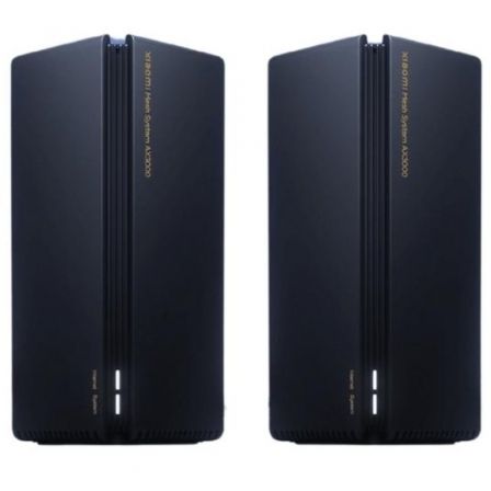 Sistema Mesh Xiaomi System AX3000 3000Mbps/ 2.4GHz 5GHz/ Pack de 2 Sistema Mesh Xiaomi System AX3000 3000Mbps/ 2.4GHz 5GHz/ Pack de 2