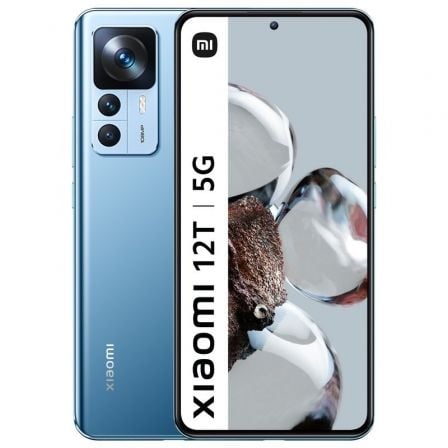 Smartphone Xiaomi 12T 8GB/ 256GB/ 6.67'/ 5G/ Azul Smartphone Xiaomi 12T 8GB/ 256GB/ 6.67'/ 5G/ Azul