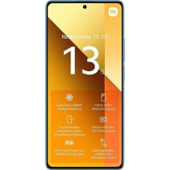 Smartphone Xiaomi Redmi Note 13 6GB/ 128GB/ 6.67'/ 5G/ Azul Smartphone Xiaomi Redmi Note 13 6GB/ 128GB/ 6.67'/ 5G/ Azul