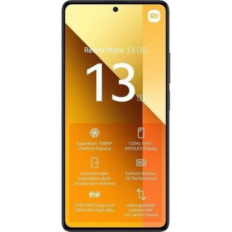 Smartphone Xiaomi Redmi Note 13 NFC 8GB/ 256GB/ 6.67'/ 5G/ Negro Smartphone Xiaomi Redmi Note 13 NFC 8GB/ 256GB/ 6.67'/ 5G/ Negro