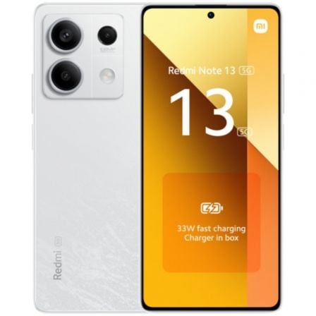 Smartphone Xiaomi Redmi Note 13 8GB/ 256GB/ 6.67'/ 5G/ Blanco Smartphone Xiaomi Redmi Note 13 8GB/ 256GB/ 6.67'/ 5G/ Blanco