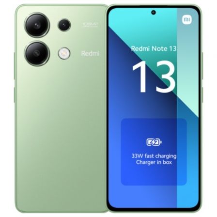 Smartphone Xiaomi Redmi Note 13 8GB/ 256GB/ 6.67'/ Verde Smartphone Xiaomi Redmi Note 13 8GB/ 256GB/ 6.67'/ Verde
