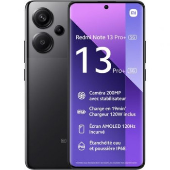 Smartphone Xiaomi Redmi Note 13 Pro+ 12GB/ 512GB/ 6.67'/ 5G/ Negro Smartphone Xiaomi Redmi Note 13 Pro+ 12GB/ 512GB/ 6.67'/ 5G/ Negro