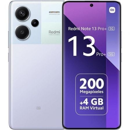 Smartphone Xiaomi Redmi Note 13 Pro+ NFC 8GB/ 256GB/ 6.67'/ 5G/ Púrpura Smartphone Xiaomi Redmi Note 13 Pro+ NFC 8GB/ 256GB/ 6.67'/ 5G/ Púrpura