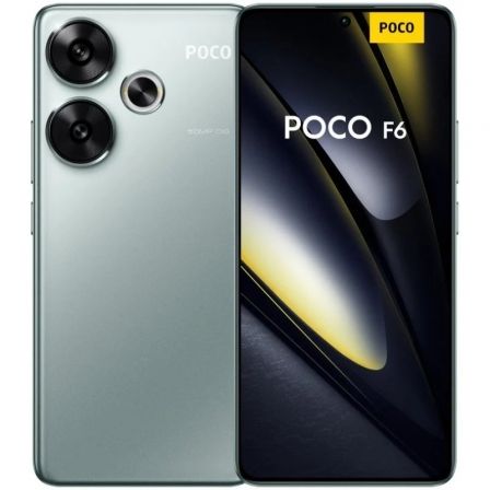 Smartphone Xiaomi POCO F6 8GB/ 256GB/ 6.67'/ 5G/ Verde Smartphone Xiaomi POCO F6 8GB/ 256GB/ 6.67'/ 5G/ Verde
