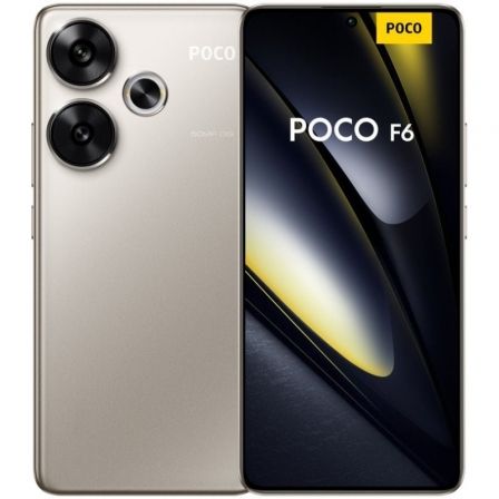 Smartphone Xiaomi POCO F6 8GB/ 256GB/ 6.67'/ 5G/ Titanio Smartphone Xiaomi POCO F6 8GB/ 256GB/ 6.67'/ 5G/ Titanio