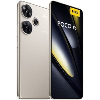 Smartphone Xiaomi POCO F6 8GB/ 256GB/ 6.67'/ 5G/ Titanio Smartphone Xiaomi POCO F6 8GB/ 256GB/ 6.67'/ 5G/ Titanio