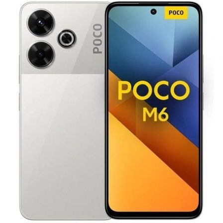 Smartphone Xiaomi POCO M6 8GB/ 256GB/ 6.79'/ Plata Smartphone Xiaomi POCO M6 8GB/ 256GB/ 6.79'/ Plata