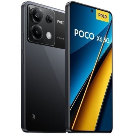 Smartphone Xiaomi POCO X6 8GB/ 256GB/ 6.67'/ 5G/ Negro Smartphone Xiaomi POCO X6 8GB/ 256GB/ 6.67'/ 5G/ Negro