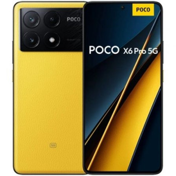 Smartphone Xiaomi POCO X6 Pro 8GB/ 256GB/ 6.67'/ 5G/ Amarillo Smartphone Xiaomi POCO X6 Pro 8GB/ 256GB/ 6.67'/ 5G/ Amarillo
