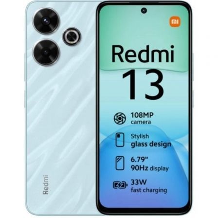 Smartphone Xiaomi Redmi 13 6GB/ 128GB/ 6.79'/ Azul Océano Smartphone Xiaomi Redmi 13 6GB/ 128GB/ 6.79'/ Azul Océano