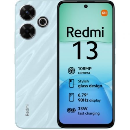 Smartphone Xiaomi Redmi 13 8GB/ 256GB/ 6.79'/ Azul Océano Smartphone Xiaomi Redmi 13 8GB/ 256GB/ 6.79'/ Azul Océano