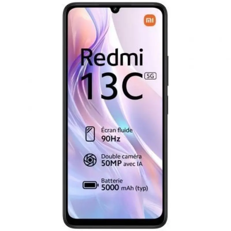 Smartphone Xiaomi Redmi 13C 4GB/ 128GB/ 6.74'/ 5G/ Negro Smartphone Xiaomi Redmi 13C 4GB/ 128GB/ 6.74'/ 5G/ Negro