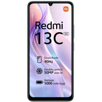 Smartphone Xiaomi Redmi 13C 4GB/ 128GB/ 6.74'/ 5G/ Azul Smartphone Xiaomi Redmi 13C 4GB/ 128GB/ 6.74'/ 5G/ Azul