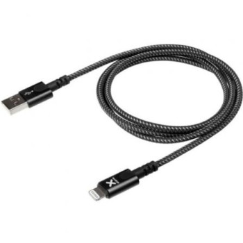 Cable USB 2.0 Lightning Xtorm CX2021/ USB Macho - Lightning Macho/ Hasta 12W/ 480Mbps/ 3m/ Negro