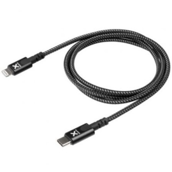 Cable USB Tipo-C Lightning Xtorm CX2041/ USB Tipo-C Macho - Lightning Macho/ Hasta 60W/ 480Mbps/ 3m/ Negro