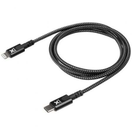 Cable USB Tipo-C Lightning Xtorm CX2041/ USB Tipo-C Macho - Lightning Macho/ Hasta 60W/ 480Mbps/ 3m/ Negro Cable USB Tipo-C Lightning Xtorm CX2041/ USB Tipo-C Macho - Lightning Macho/ Hasta 60W/ 480Mbps/ 3m/ Negro