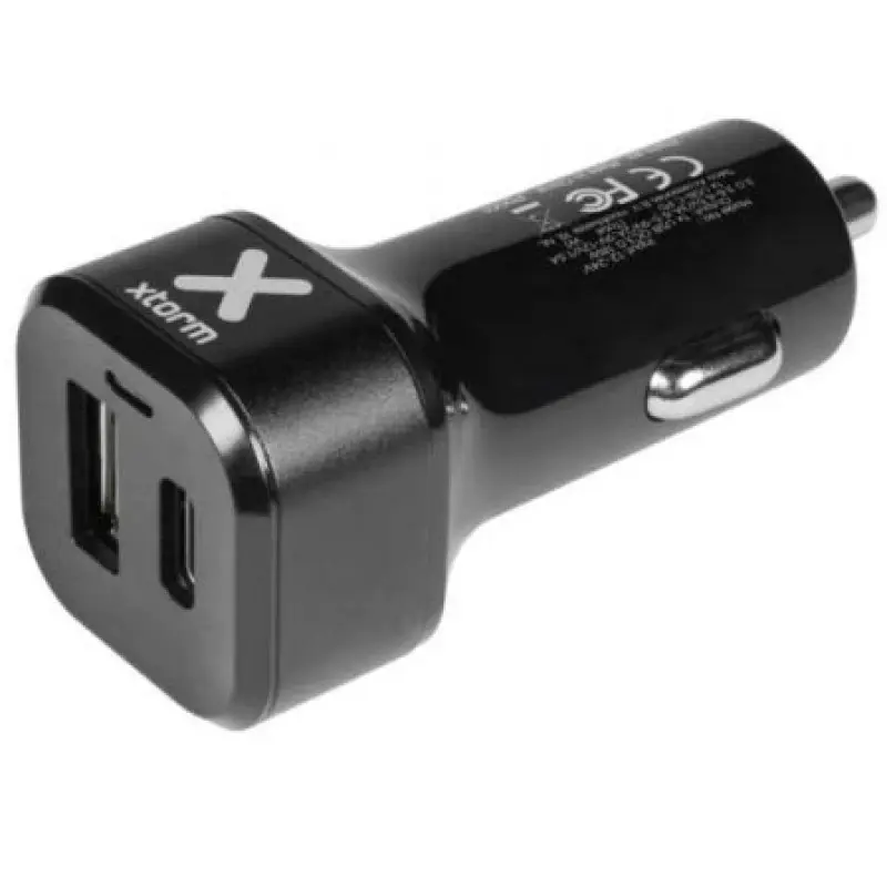 Cargador de Coche Xtorm AU203/ 1xUSB Tipo-C/ 1xUSB/ 48W Cargador de Coche Xtorm AU203/ 1xUSB Tipo-C/ 1xUSB/ 48W