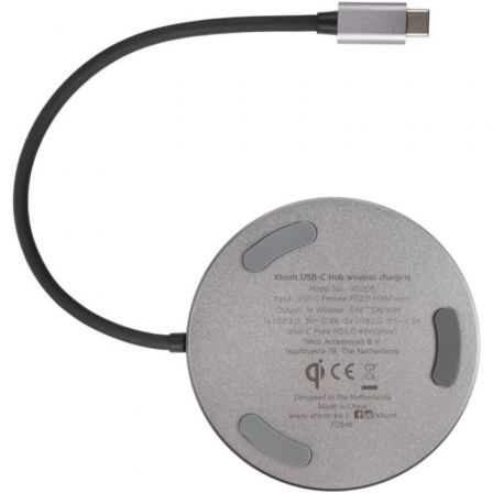 Docking USB Tipo-C con Carga Inalámbrica Xtorm XC006/ 3xUSB/ 1xUSB Tipo-C PD/ 1xHDMI/ Negro y Gris Docking USB Tipo-C con Carga Inalámbrica Xtorm XC006/ 3xUSB/ 1xUSB Tipo-C PD/ 1xHDMI/ Negro y Gris
