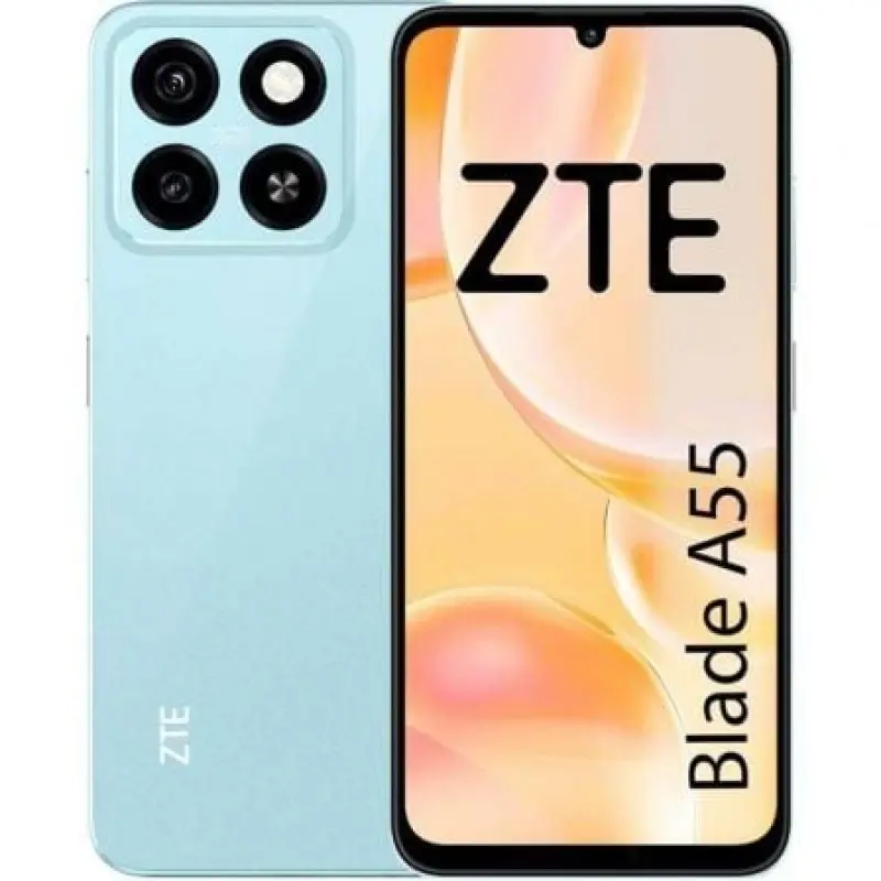 Smartphone ZTE Blade A55 4GB/ 64GB/ 6.75'/ Azul Smartphone ZTE Blade A55 4GB/ 64GB/ 6.75'/ Azul