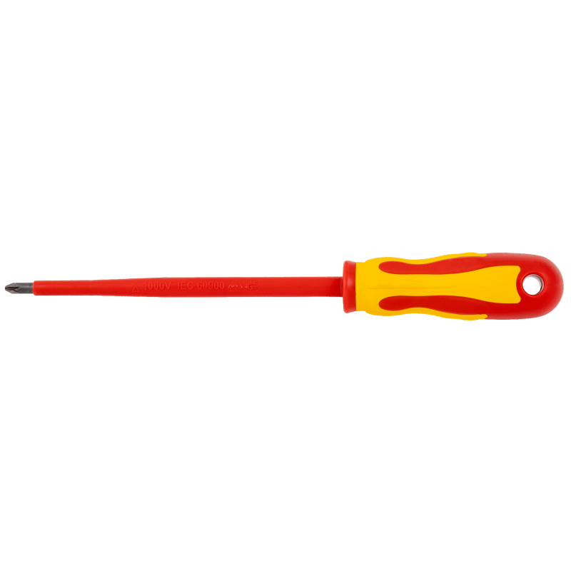 Chave de parafusos isolada Pozidriv PZ 2X175 Chave de parafusos isolada Pozidriv PZ 2X175