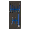 Inserções de espuma 1/3 com punções e cinzéis - 8 pcs Inserções de espuma 1/3 com punções e cinzéis - 8 pcs