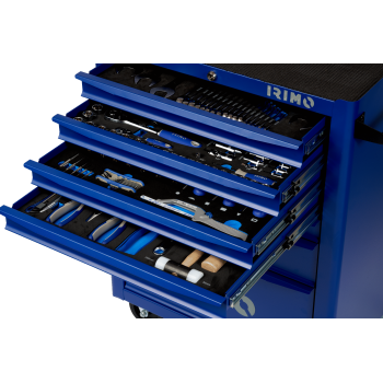 Carrinho de ferramentas 26 com 7 gavetas e 222 ferramentas em 4 inserções de espuma Carrinho de ferramentas 26 com 7 gavetas e 222 ferramentas em 4 inserções de espuma