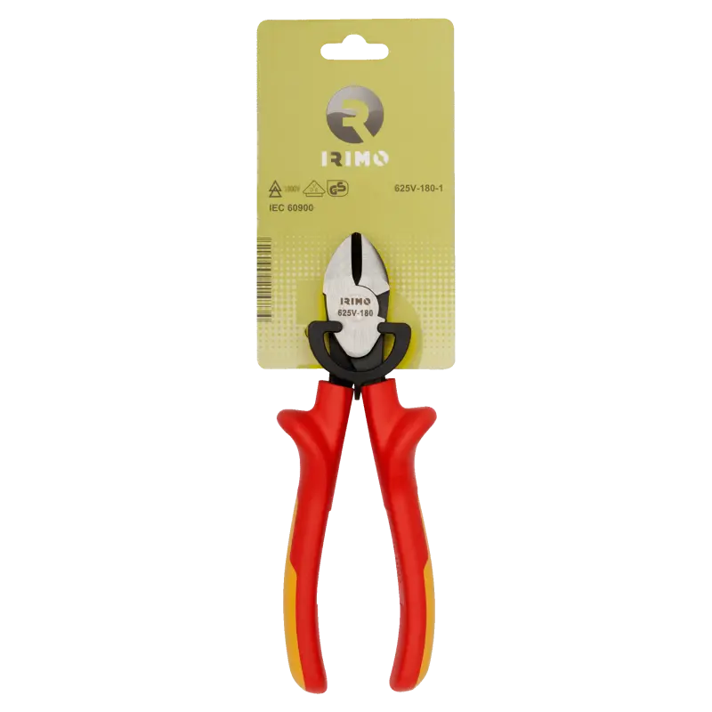 Alicate de corte lateral de alta resistência isolado de 180 mm Alicate de corte lateral de alta resistência isolado de 180 mm