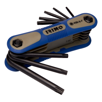 Pasta para chaves torx sextavadas em L 8 Pcs T9-T40 Pasta para chaves torx sextavadas em L 8 Pcs T9-T40