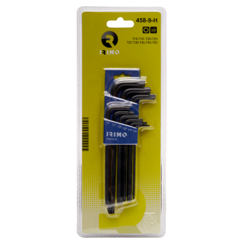 Suporte para chaves torx em L 9 Pcs T10-T50 Suporte para chaves torx em L 9 Pcs T10-T50