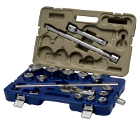 Conjunto de chaves de caixa 3/4 17 Pcs, sextavadas 22-50 mm