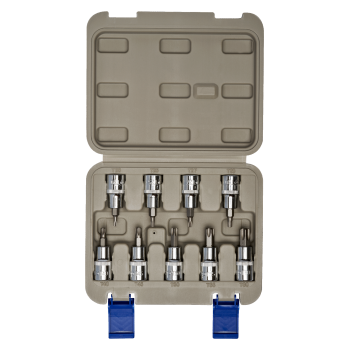 Conjunto de chaves de caixa Torx 1/2, 9 Pcs