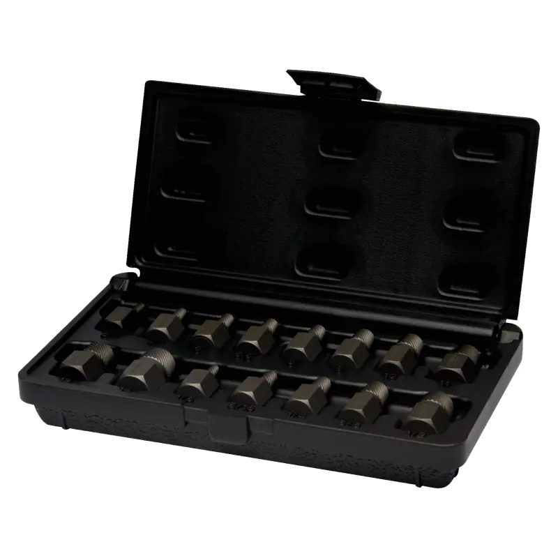 Conjuntos de pontas para extratore de pernos, 15 Pcs Conjuntos de pontas para extratore de pernos, 15 Pcs