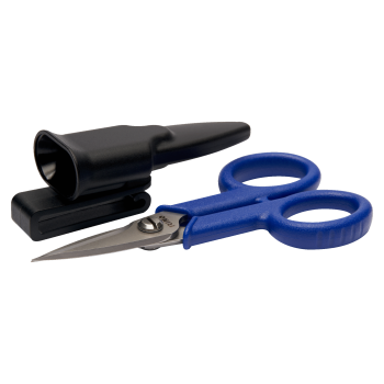 Tesoura de eletricista 5-1/2 Pegas em pvc e alta capacidade de corte Tesoura de eletricista 5-1/2 Pegas em pvc e alta capacidade de corte