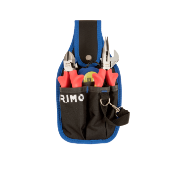 Bolsa têxtil com 7 ferramentas isoladas - Kit básico para manutenção geral Bolsa têxtil com 7 ferramentas isoladas - Kit básico para manutenção geral