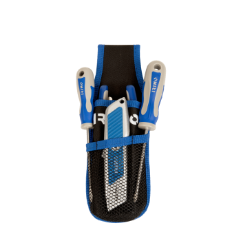 Bolsa têxtil com 4 ferramentas para eletricistas com alicate combinado Bolsa têxtil com 4 ferramentas para eletricistas com alicate combinado