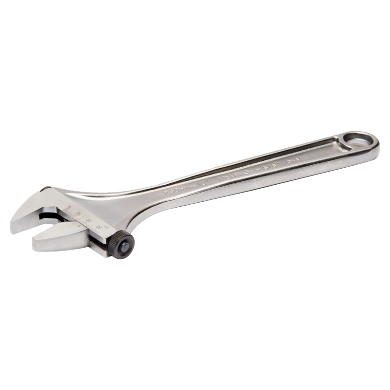 Chave ajustável de 30 com porca lateral cromada Chave ajustável de 30 com porca lateral cromada