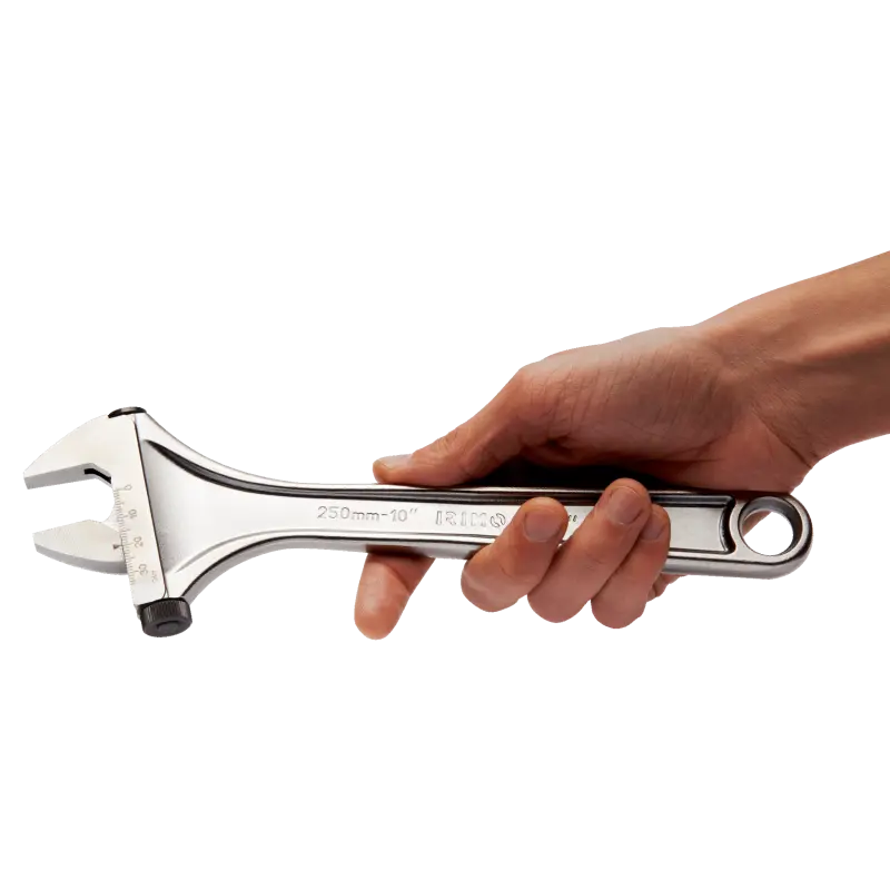 Chave ajustável de 6 com porca lateral cromada Chave ajustável de 6 com porca lateral cromada