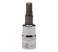 Chave de caixa com ponta sextavada 1/4- 3 mm