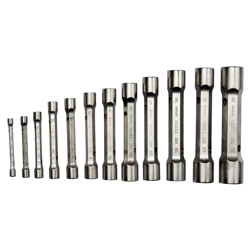 Chave de caixa dupla 6X6 conjunto 6X7-30-32, carteira com 12 pcs Chave de caixa dupla 6X6 conjunto 6X7-30-32, carteira com 12 pcs