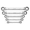 Conjunto de chaves de roquete de anel duplo, 5 Pcs Conjunto de chaves de roquete de anel duplo, 5 Pcs