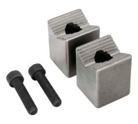 Mandíbulas de tubo para torno de bancada com guia quadrada 216041/207041