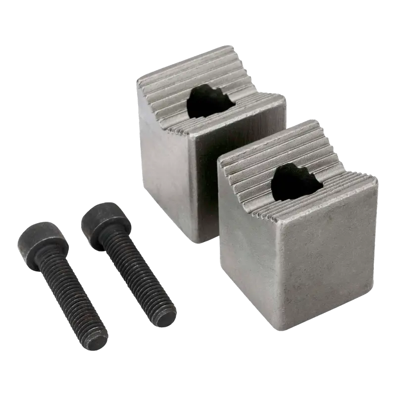 Mandíbulas de tubo para torno de bancada com guia quadrada 216051/207051 Mandíbulas de tubo para torno de bancada com guia quadrada 216051/207051