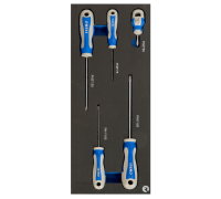 Inserções de espuma 1/3 com chaves de parafusos Phillips - 5 pcs