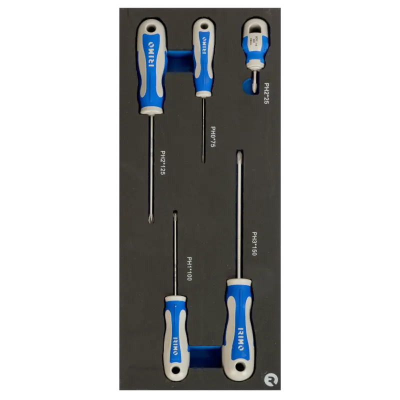 Inserções de espuma 1/3 com chaves de parafusos Phillips - 5 pcs Inserções de espuma 1/3 com chaves de parafusos Phillips - 5 pcs