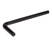 Chave sextavada curta com acabamento preto 17 mm